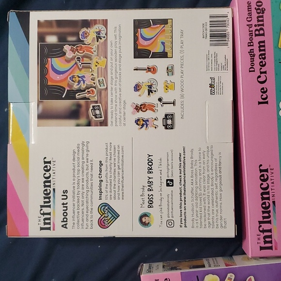 : Bundle of 4 The Influencer initiative creative imagination wooden play sets - Picture 3 of 9